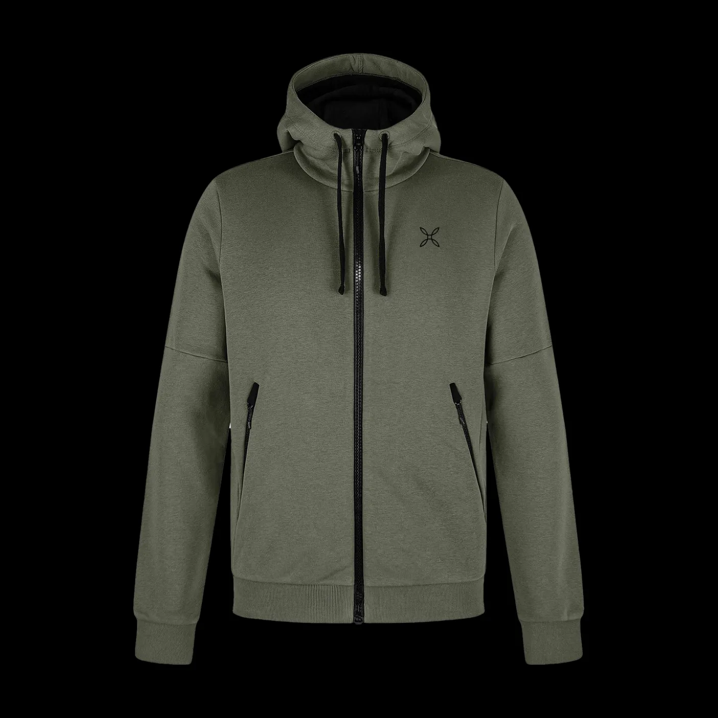 LOGO COTTON HOODED MAGLIA