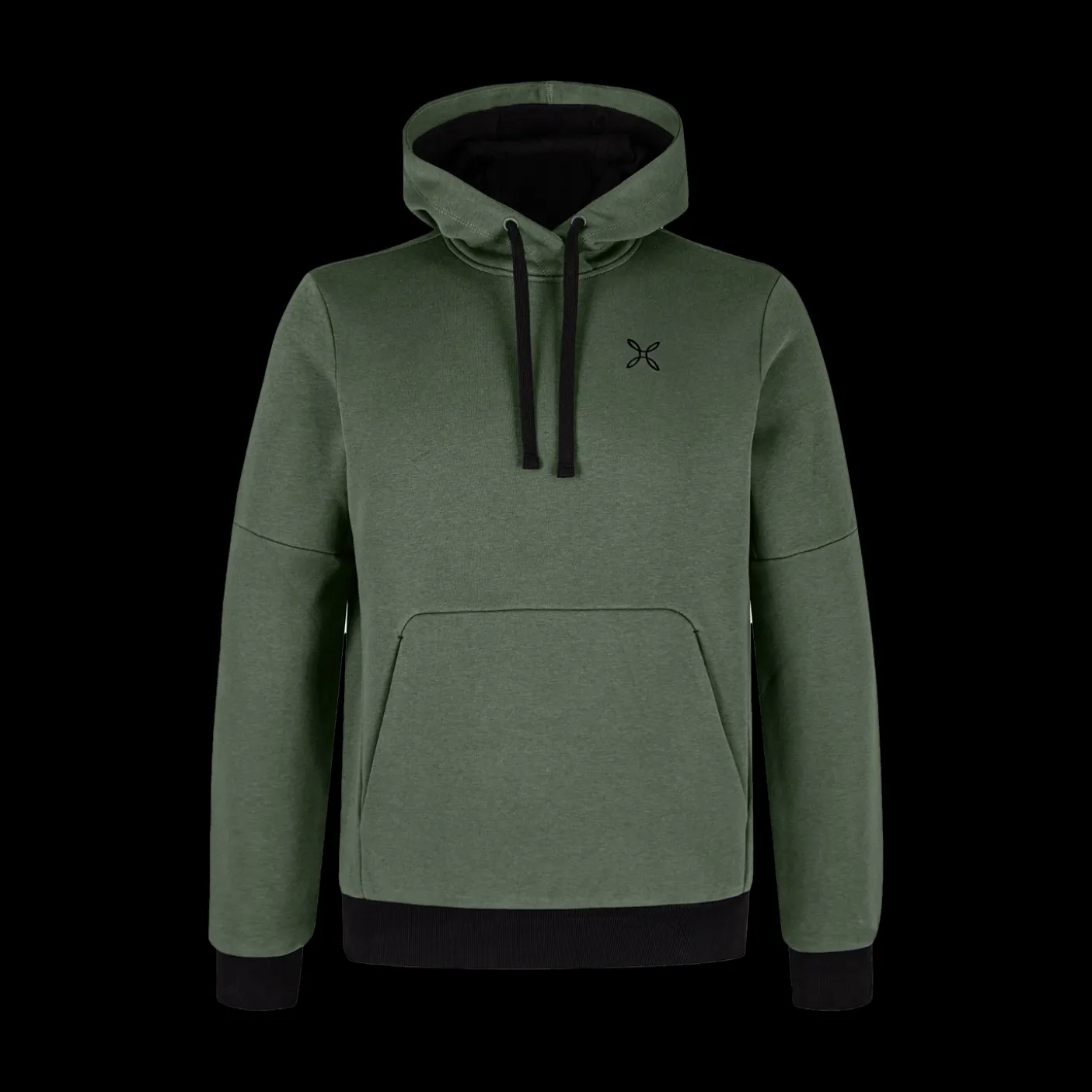 LOGO COTTON HOODED SWEATER