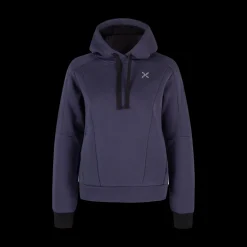 LOGO COTTON HOODED SWEATER WOM