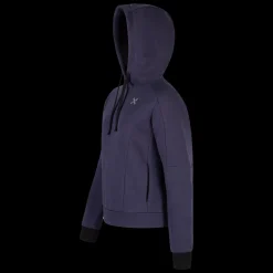 LOGO COTTON HOODED SWEATER WOM