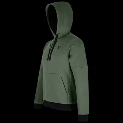 LOGO COTTON HOODED SWEATER