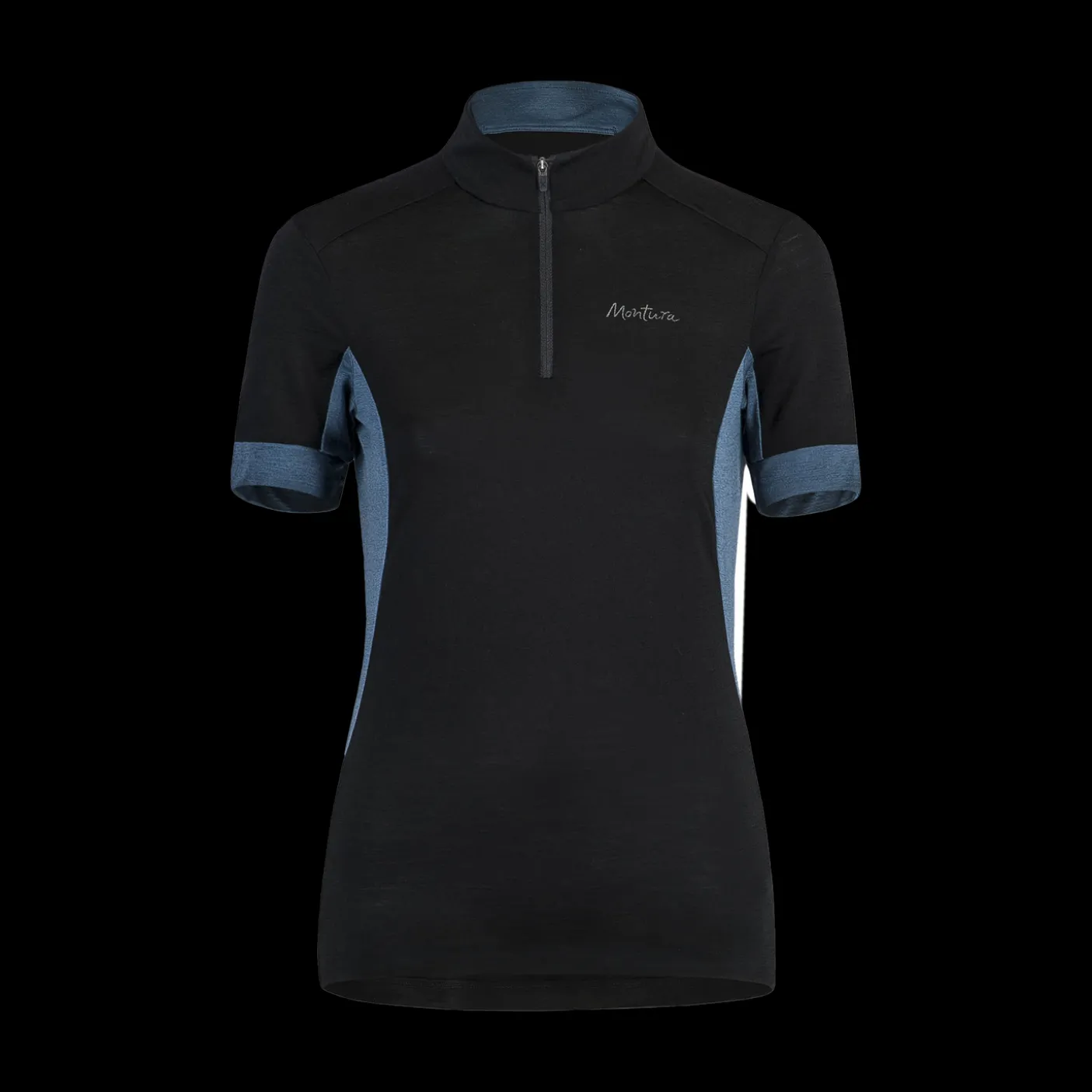 MERINO TRENDY ZIP T-SHIRT WOM.