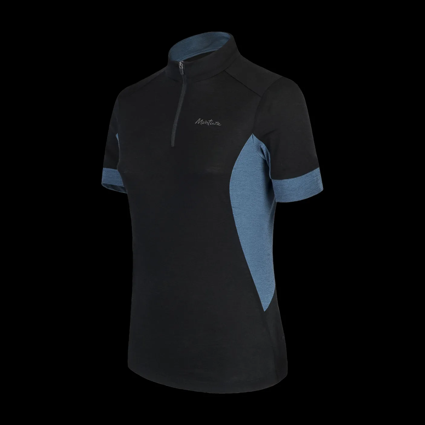 MERINO TRENDY ZIP T-SHIRT WOM.